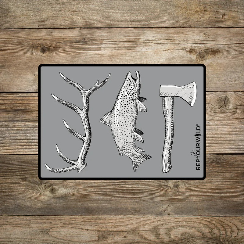 Rep Your Water “Hunt. Fish. Camp.” Sticker