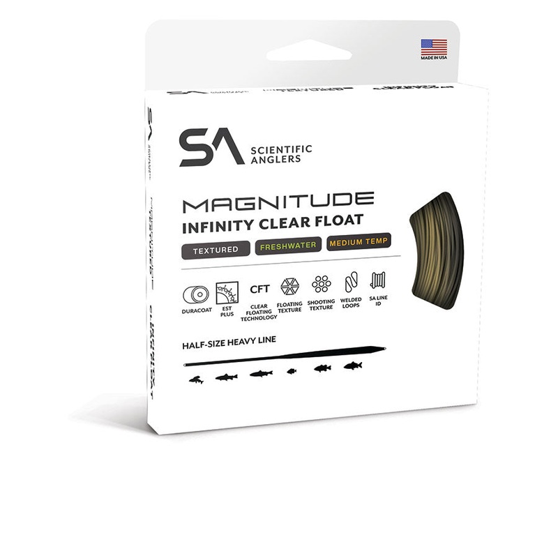 Scientific Anglers Magnitude Textured Infinity 10′ Clear Float Tip