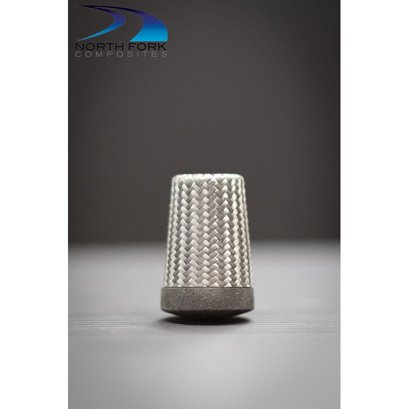 1.75″ Tapered Carbon Fiber on Polyurethane Foam Core Fighting Butt with EVA Cap (.375″ ID)