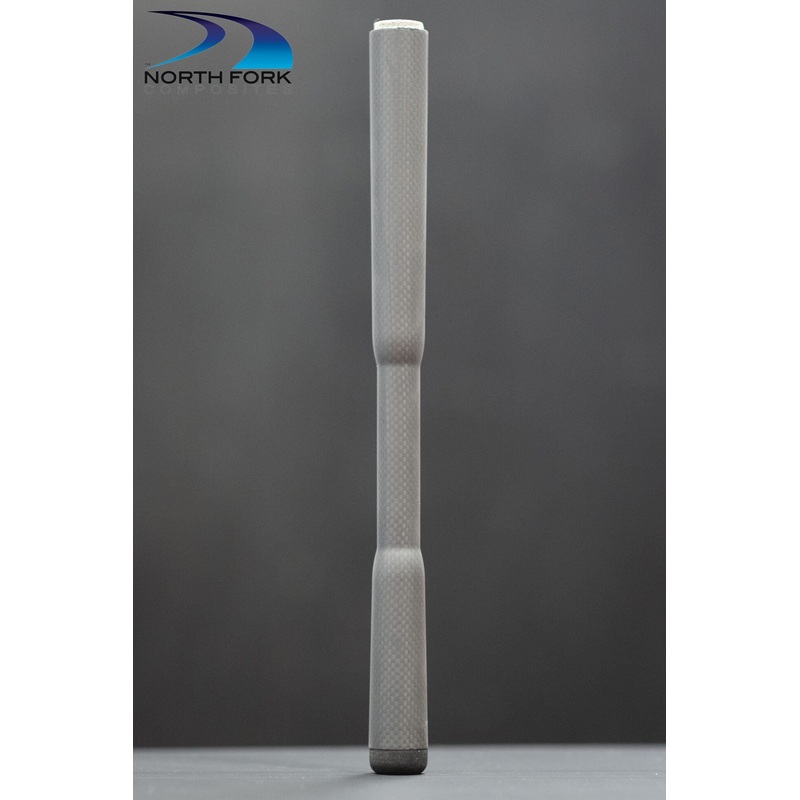14.0″ Cast “Flor” Soft Touch Carbon Rear Grip (1K smaller carbon pattern)