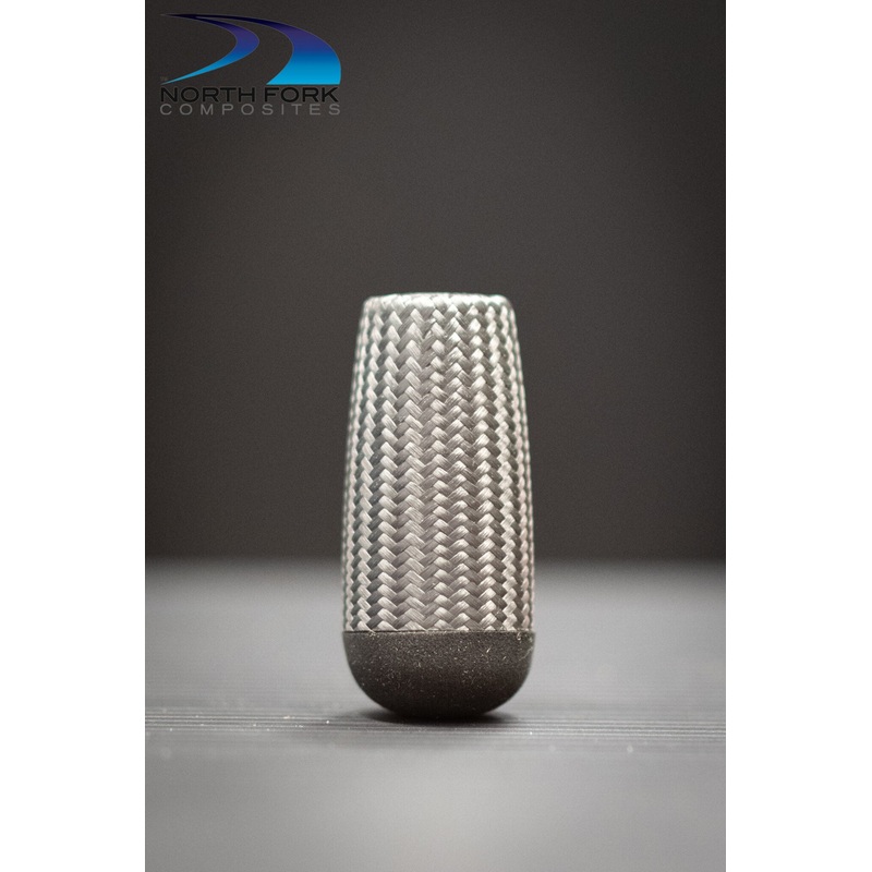 2.5″ Fat Taper Carbon Fiber on Polyurethane Foam Core Fighting Butt with EVA Cap (.375″ ID)