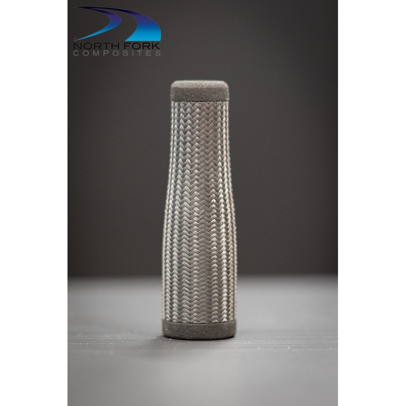4″ Carbon Fiber on Polyurethane Foam Core Fighting Butt with EVACap (.375″ ID)