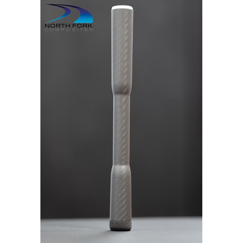 9.75″ Cast “Flor” Soft Touch Carbon Rear Grip (3K larger carbon pattern)