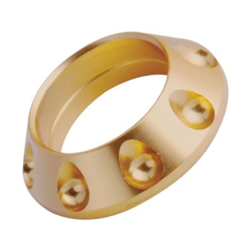 AWCCO335-PG – Aluminum Winding Check w/cut out .335 I.D. – pale gold