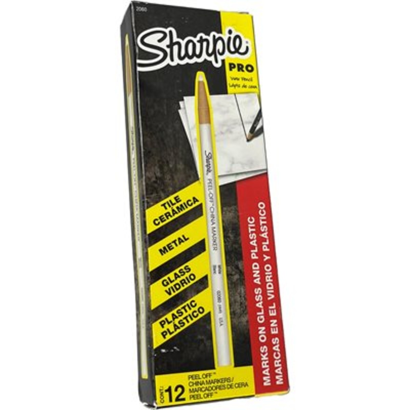 C5 – Box of 12 White China Markers