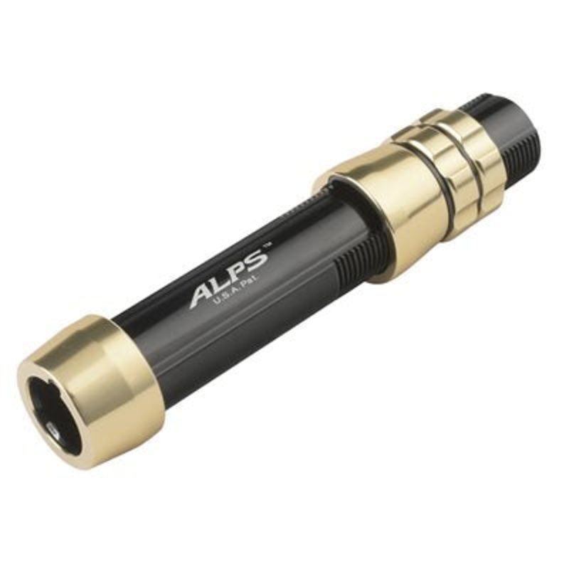 CAH18WCM-B/PG – Wide R/S Centra-Lock  Alum Mach  w/cush hoods 18-Black/Pale Gold