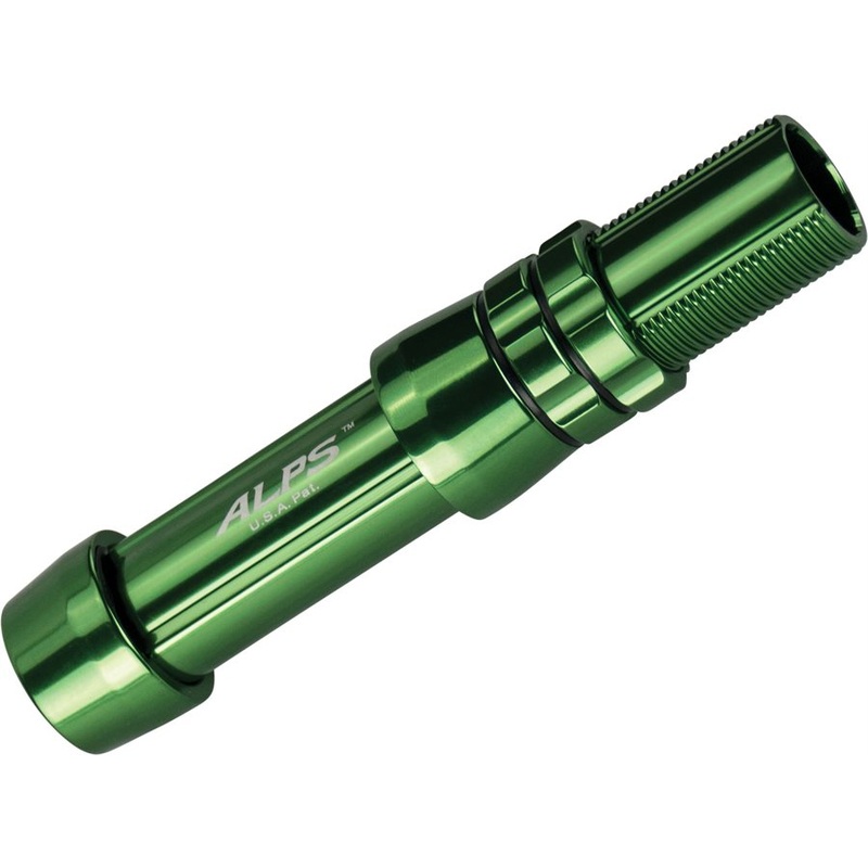 CAH18WCM-GR – Wide R/S Center-lock Alum Mach  w/cush hood 18- Green