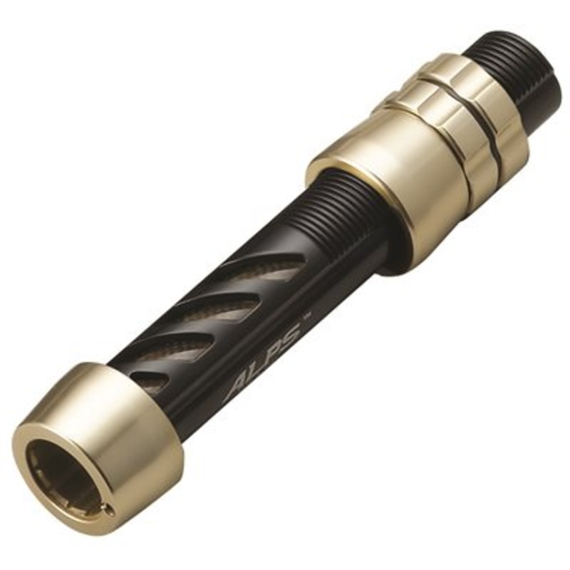 CAH18WLX-WTPG-B/PG – Wide R/S  Light Alum w/cushion Tex Pale Gold Insert-Black/Pale Gold