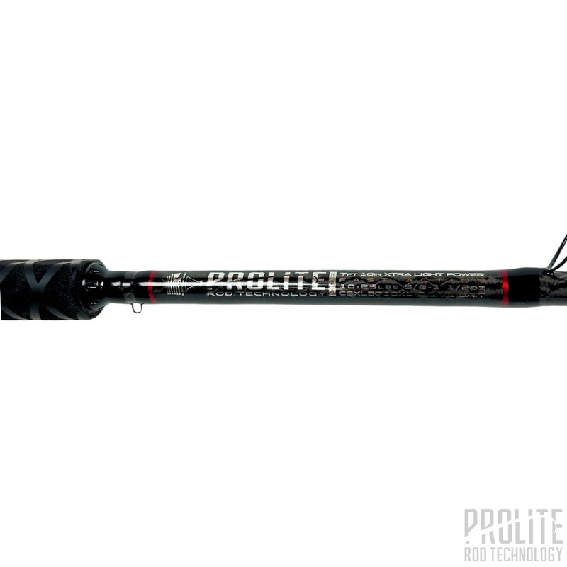Carbon X Live Bait 710 Extra Light Casting – Custom Red/Blue Trim Package