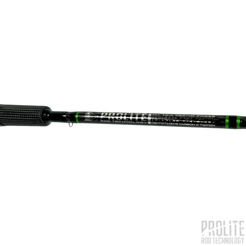 Carbon X Twitch 710 Medium Spinning with Aluminum Reel Seat