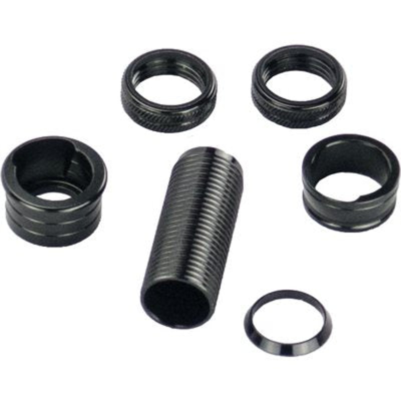 RA701L2SKC-B – #RA7 Alum Skel w/recessed hood & Dbl locking nuts & TR – Black