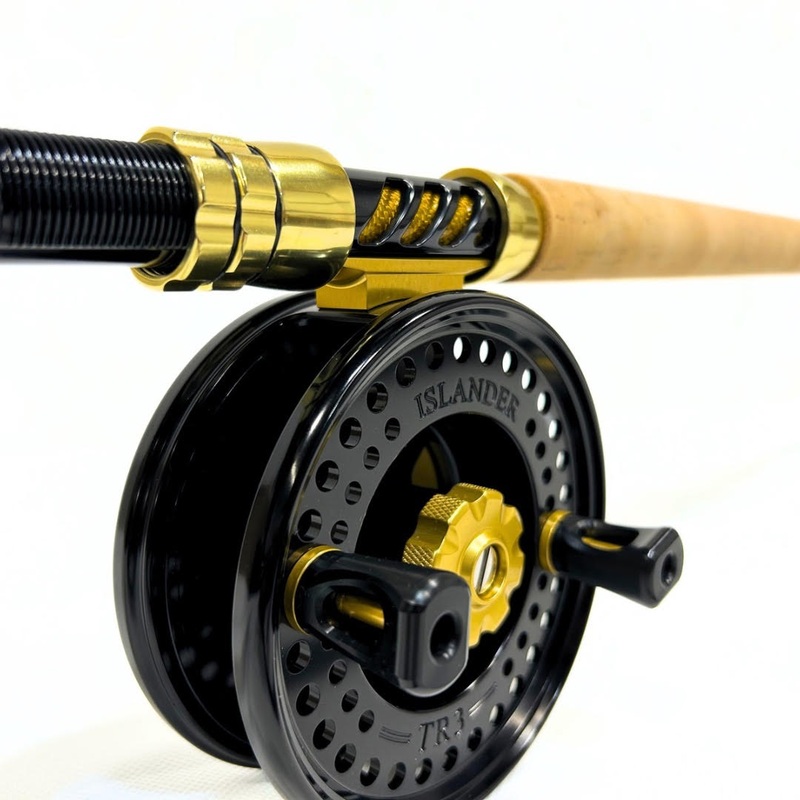 Custom Rod “Gold Barz” Combo with Islander TR3 Mooching Reel