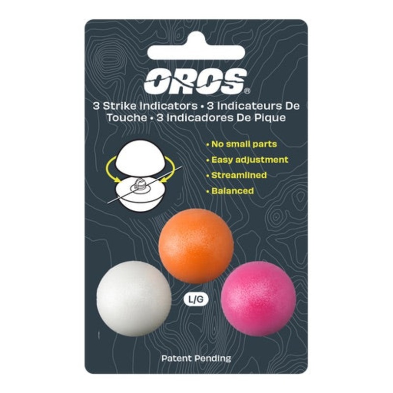 Oros Strike Indicators 3-Pack Multi-Color
