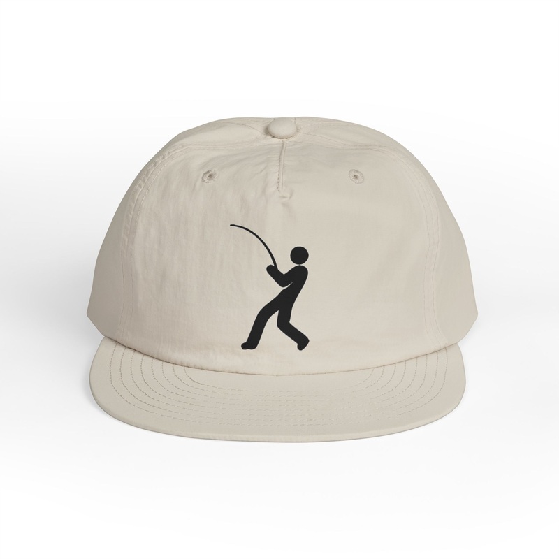 Prolite Surf Cap  Black Little Dude Logo (Recycled Nylon)