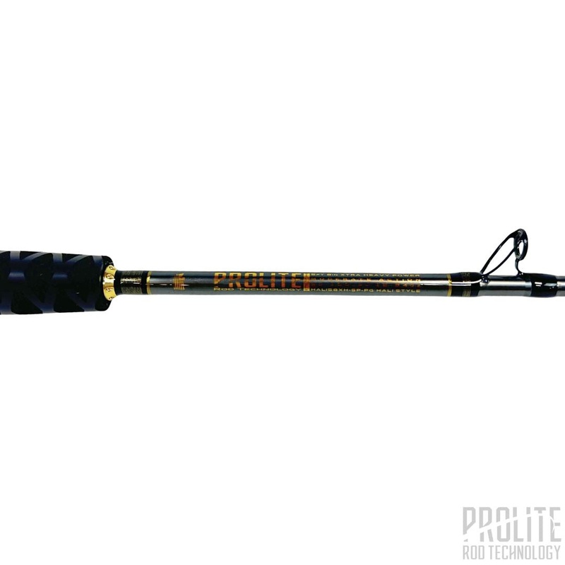 SELECT BLEND HALIBUT 5’8″ 50-100# XTRA HEAVY SPIRAL WRAP (GOLD TRIM)