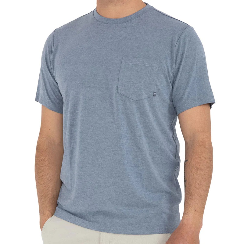 Free Fly Mens Bamboo Flex Pocket Tee