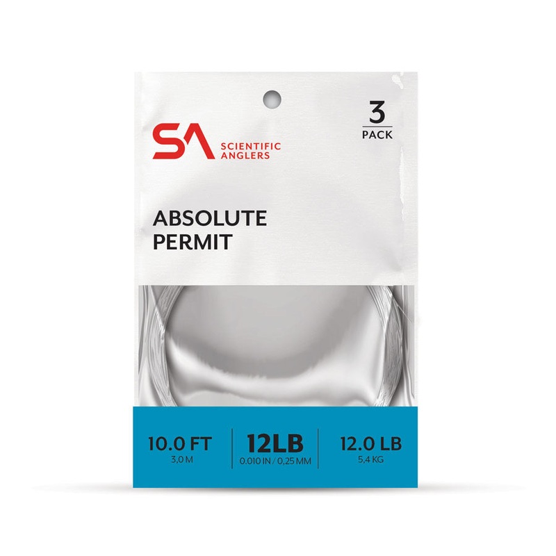 Scientific Anglers Absolute Leader Permit 3-pack