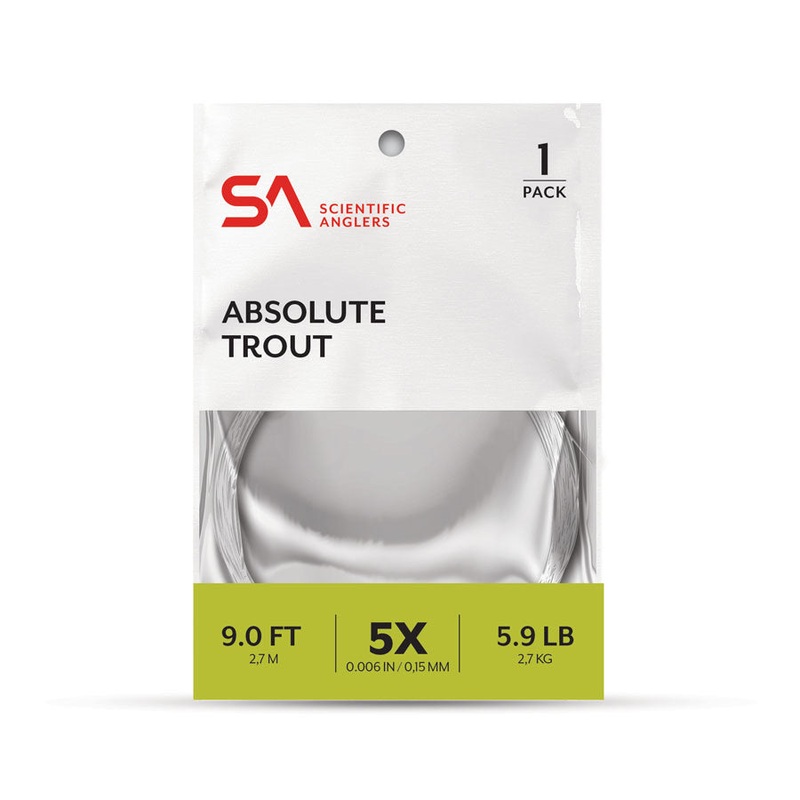 Scientific Anglers Absolute Trout Leader 1-pack