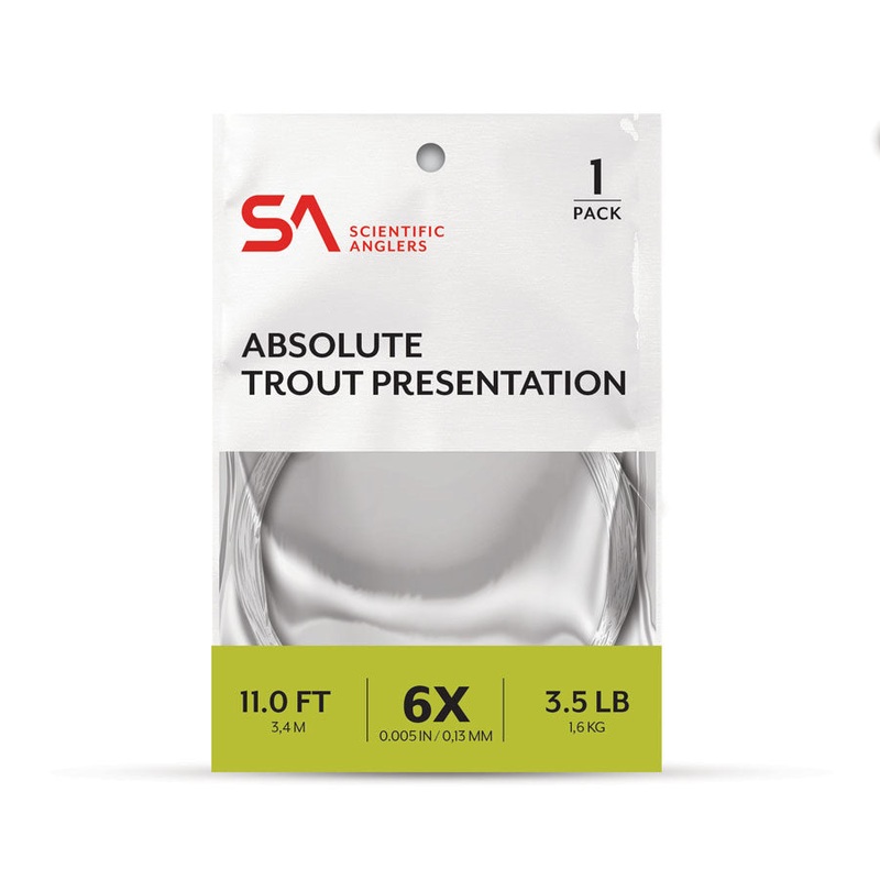 Scientific Anglers Absolute Trout Presentation Leader 1-pack