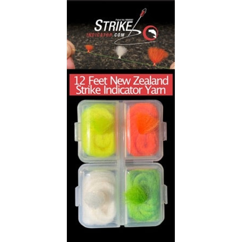New Zealand Strike Indicator Yarn 4 color dispenser
