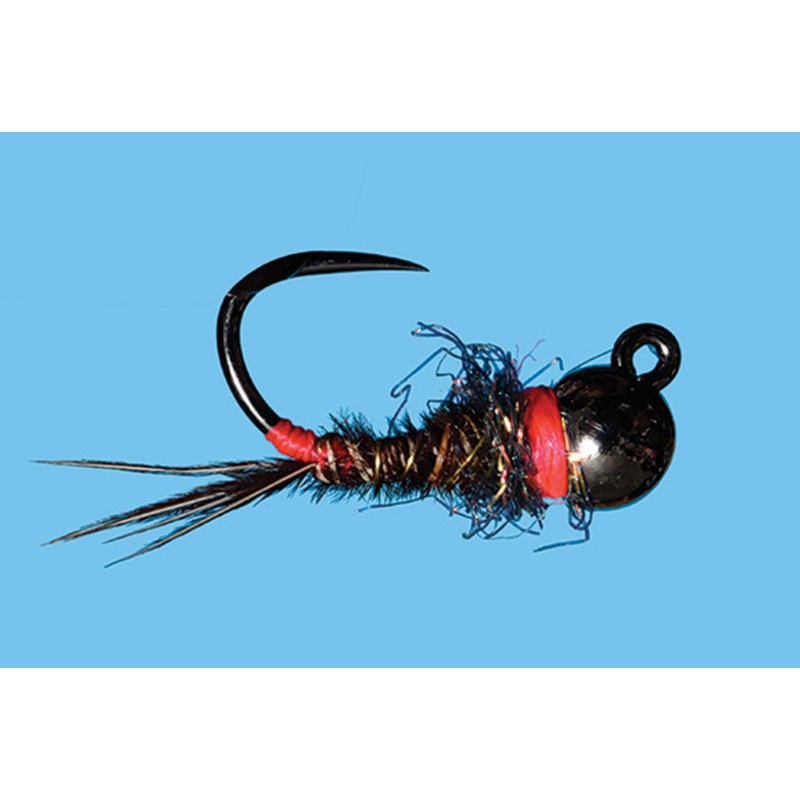 Tungsten Jig Pheasant Tail Red Tie