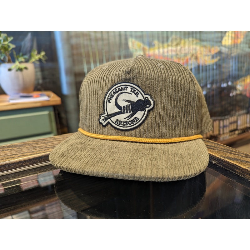 Pheasant Tail Corduroy Hat