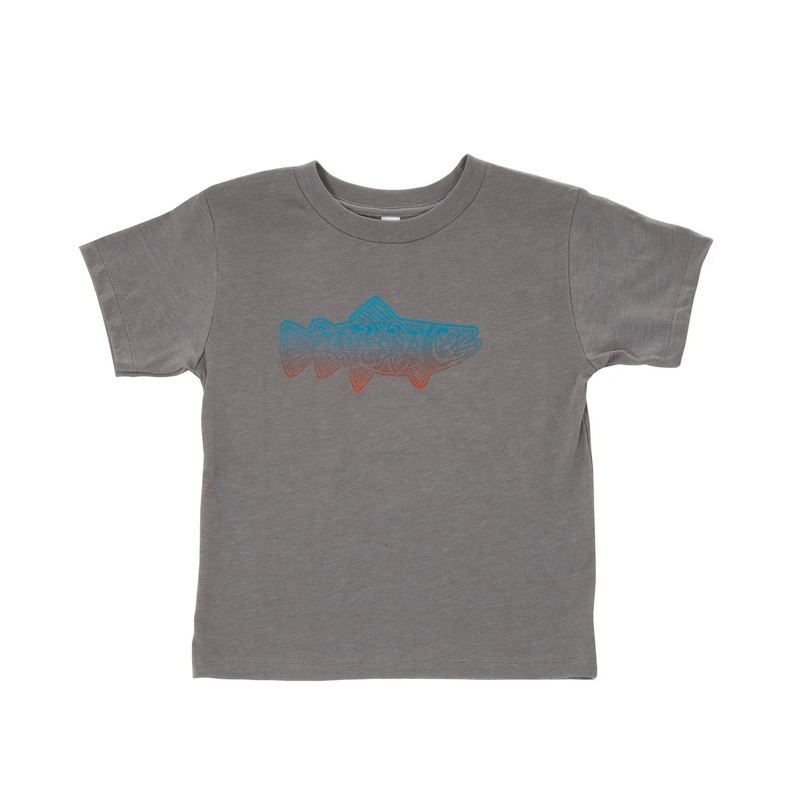 Fishpond Maori Trout Kids Shirt – Granite – 4T