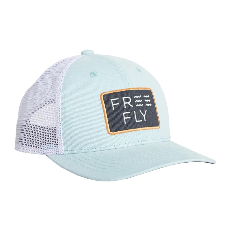 Free Fly Wave Trucker Hat Sea Mist