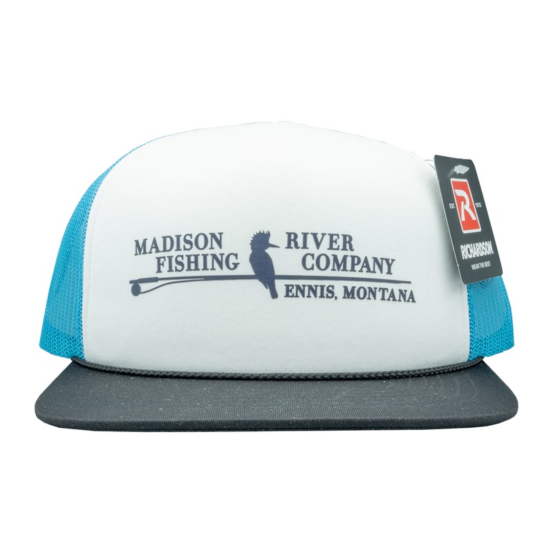 MRFC Foam Logo 113 Trucker White/Neon Blue/Black