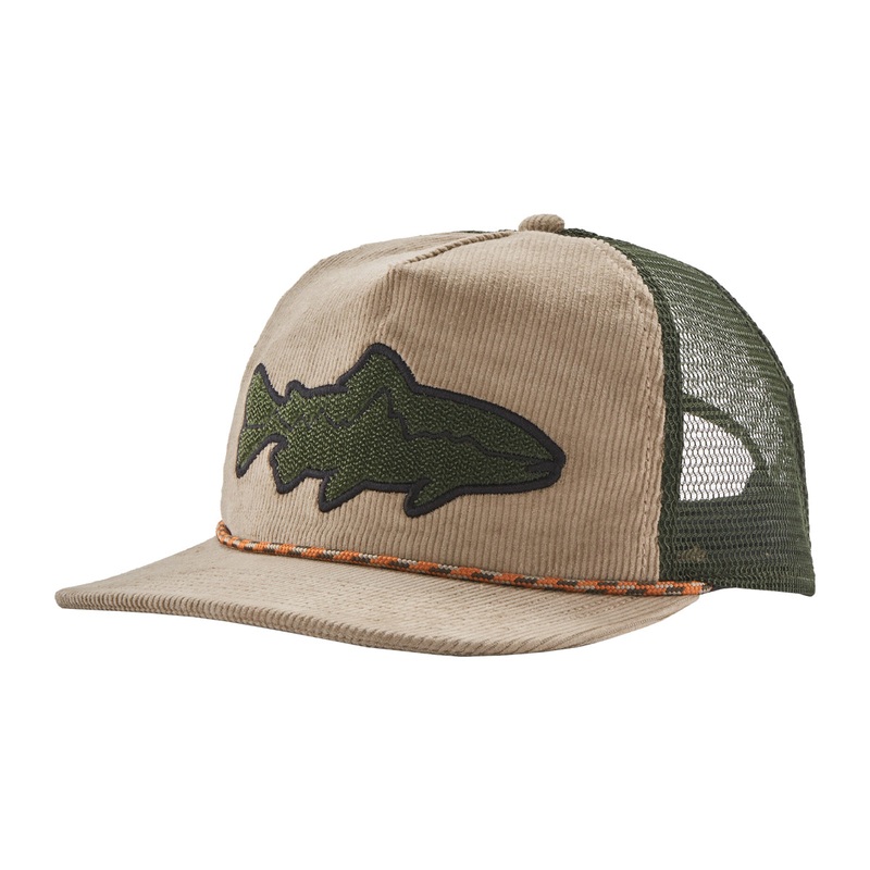 Patagonia Fly Catcher Hat Fitz Roy Trout: Seabird Grey