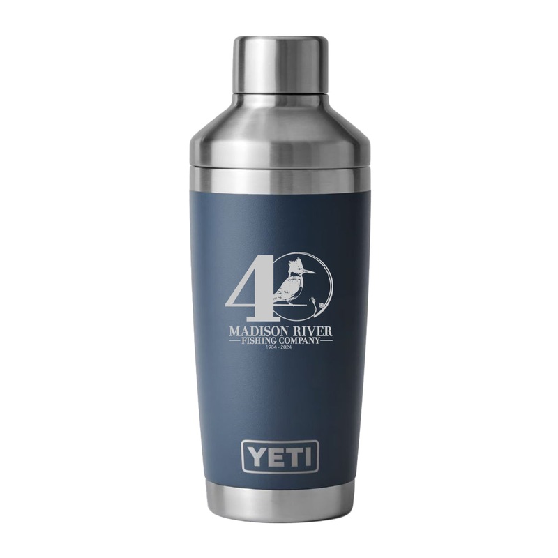 YETI MRFC 40th Logo Rambler 20 oz Cocktail Shaker Navy