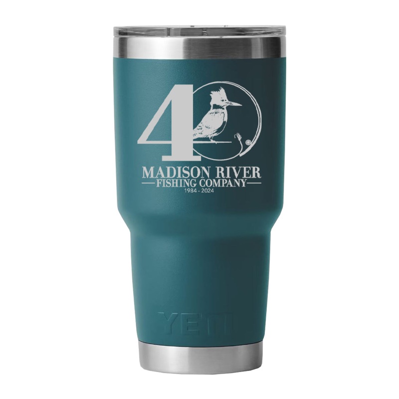 YETI MRFC 40th Logo Rambler 30 oz Tumbler MS Agave Teal