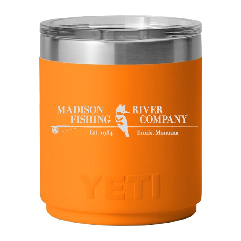 YETI MRFC Logo Rambler 10 oz Lowball 2.0 MS King Crab Orange