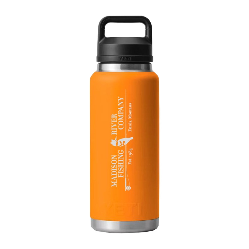 YETI MRFC Logo Rambler 36 oz Bottle Chug KingCrabOrange