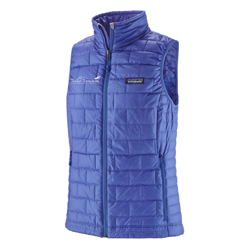 Patagonia MTS Logo Womens Nano Puff Vest Float Blue XX-Small