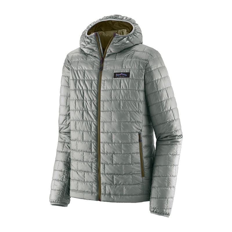 Patagonia Nano Puff Fitz Roy Trout Hoody Sleet Green