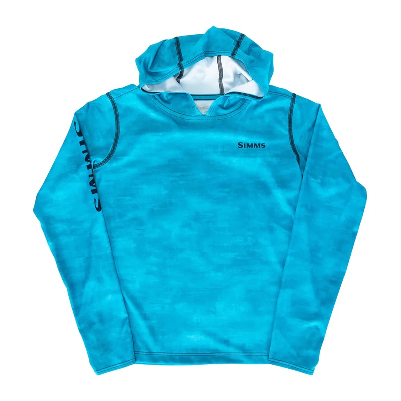 Simms Youth Solar Tech Hoody – Daze Camo Pool