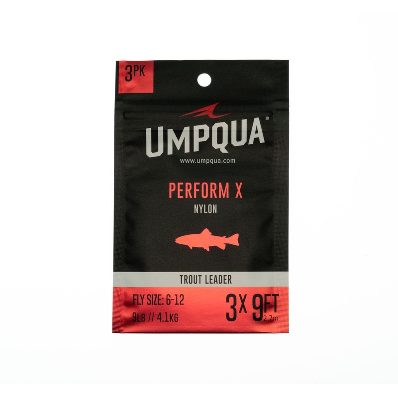 Umpqua Perform X Trout Leader 3-Pack 7.5′