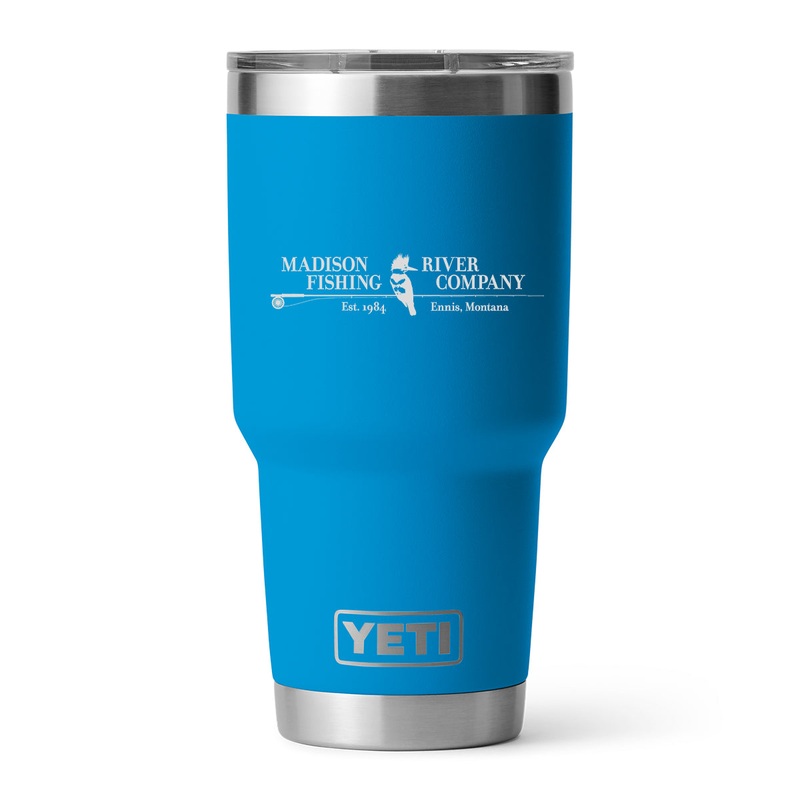 YETI MTS Logo Rambler 20 oz Tumbler MS Big Wave Blue