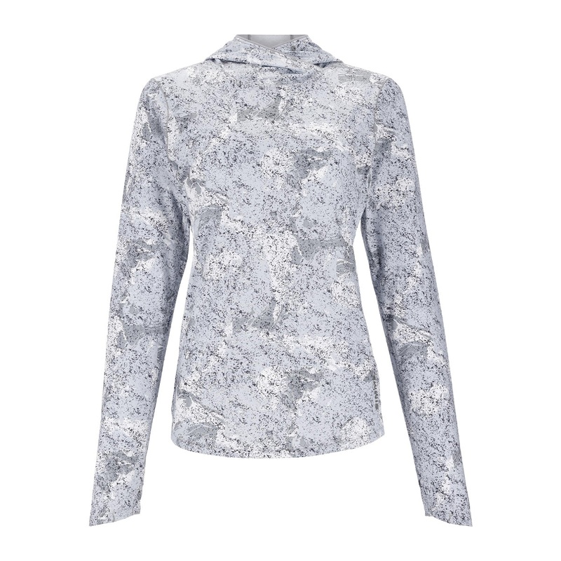 Simms Women’s SolarFlex Hoody Back Eddy White