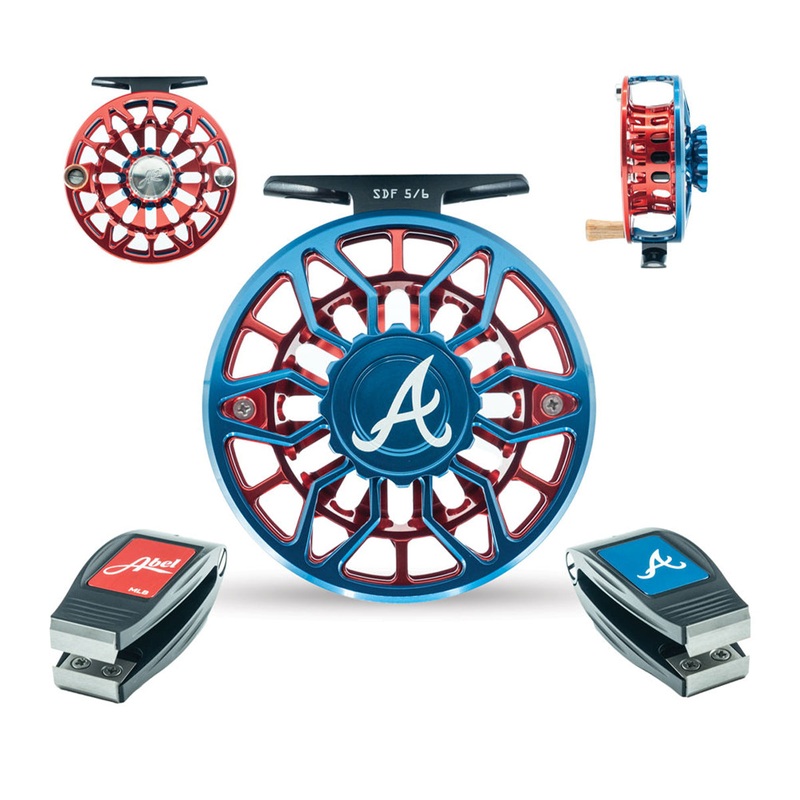 Abel SDF Reel 5/6 Ported MLB Atlanta Braves w/ Nipper