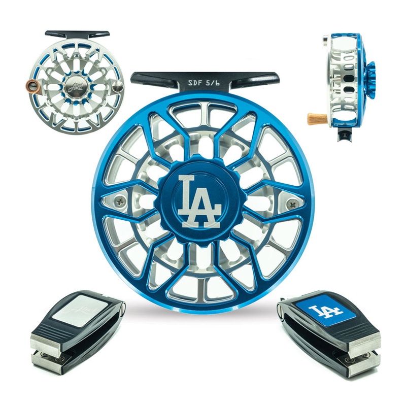 Abel SDF Reel 5/6 Ported MLB  LA Dodgers w/ Nipper