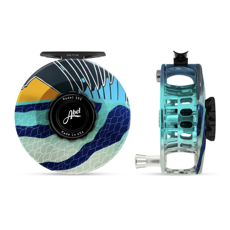Abel SDS Reel 9/10 Solid Roosterfish with Platinum Handle