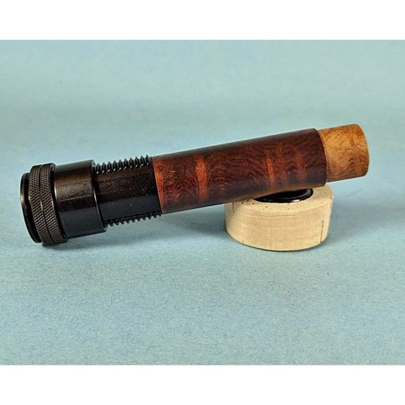 Bellinger .660 Up Lock Reel Seat – Black Aluminum – Redwood