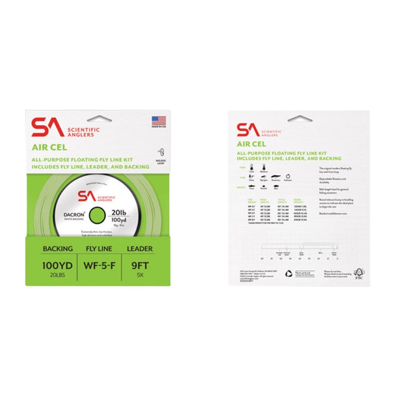 Scientific Anglers Air Cel Fly Line Kit
