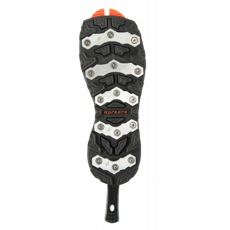 Korkers OmniTrax 3.0 Triple Threat Soles – Aluminum Bar