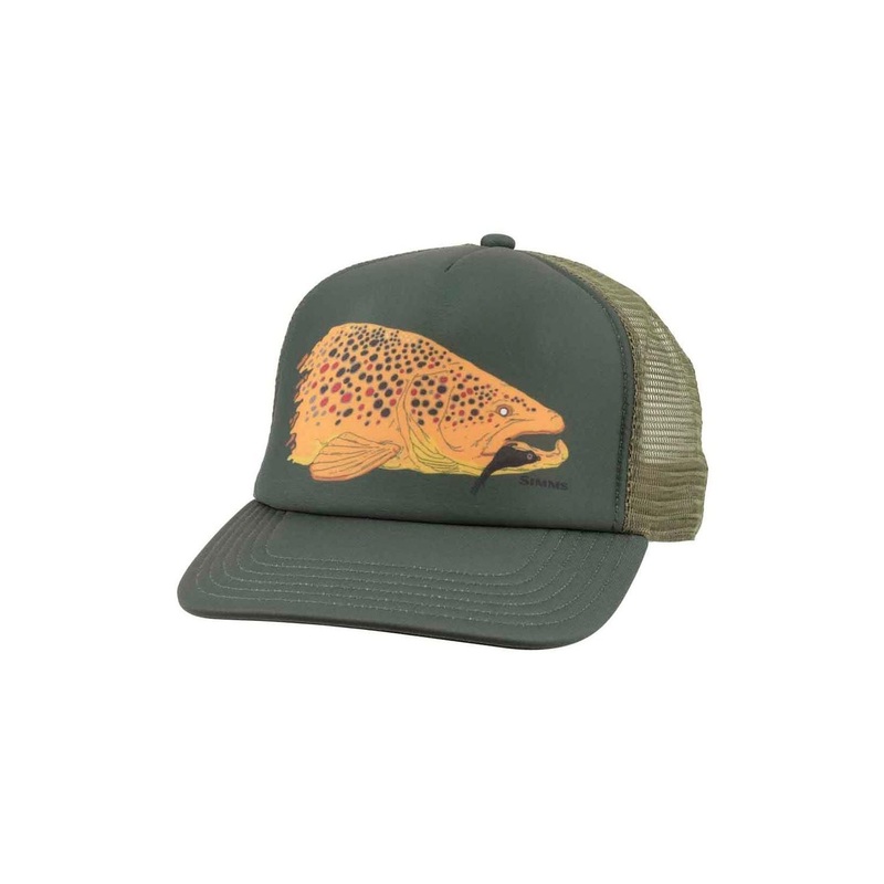 Simms Kype Jaw Trucker Foliage