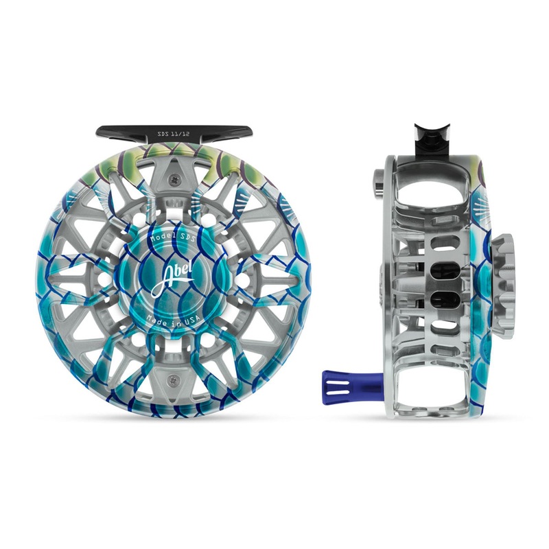 Abel SDS Reel 11/12 Ported Tarpon w/ Deep Blue III Handle