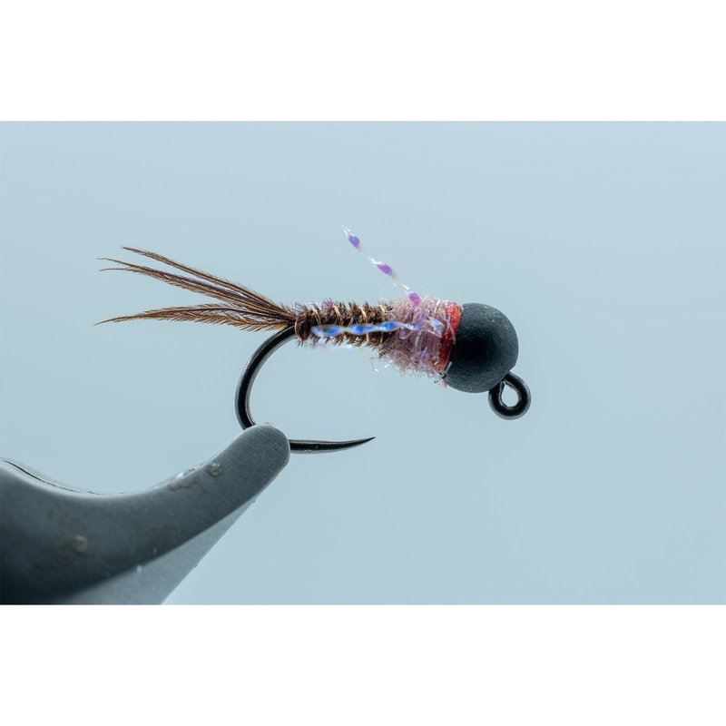 Black BH French Dip Pink #12 3.8mm Bead