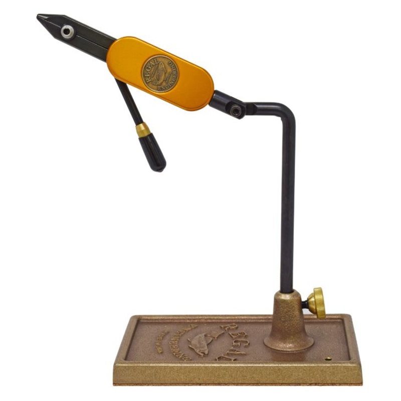 Regal Medallion Vise – Standard Jaw with Traditional Bronze Base Orange Ember